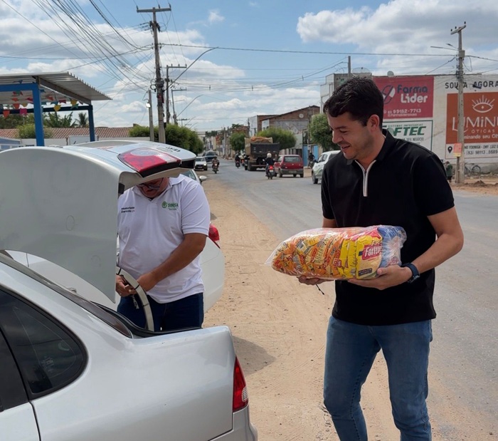Secretaria Municipal de Esporte e Lazer realiza doação de alimentos à Fraternidade Espírita Maria de Nazaré
